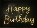 Happy Birthday Neon Sign Board